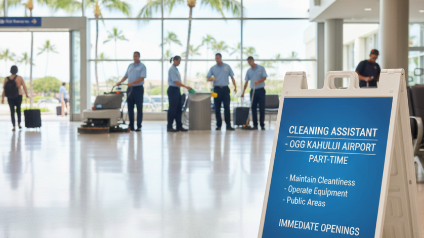 Cleaning Assistant - OGG Kahului Airport - Part-Time