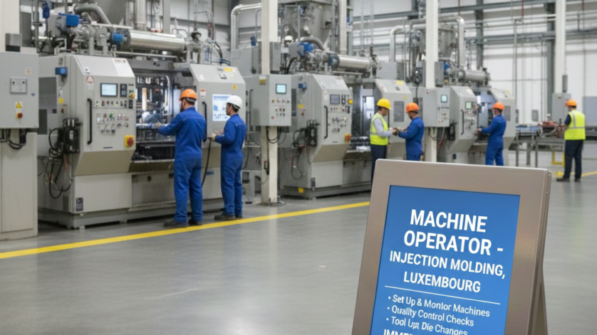 Machine Operator - Injection Molding, Luxembourg