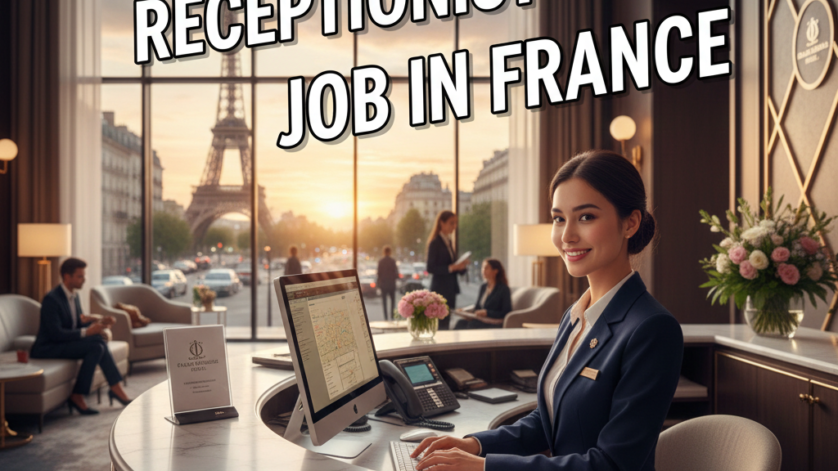 Receptionist Job in France