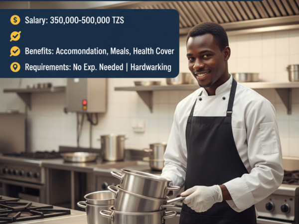 Kitchen Steward Job in Tanzania
