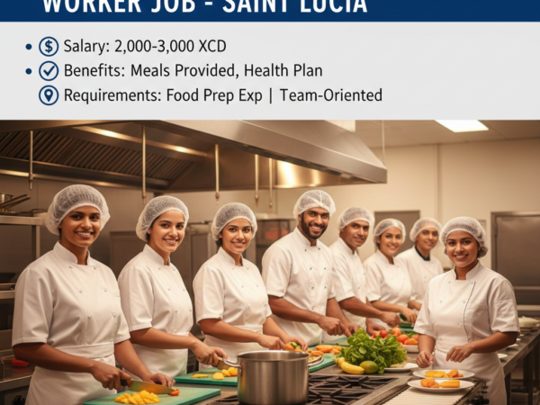 Food Service Production Worker Job in Saint Lucia