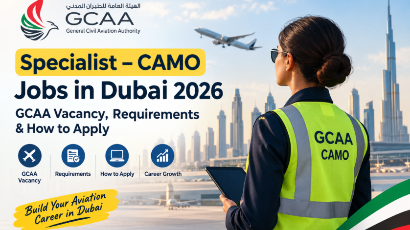 Specialist – CAMO Jobs in Dubai 2026: GCAA Vacancy, Requirements & How to Apply