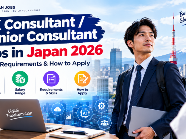 DX Consultant / Senior Consultant Jobs in Japan 2026: Salary, Requirements & How to Apply