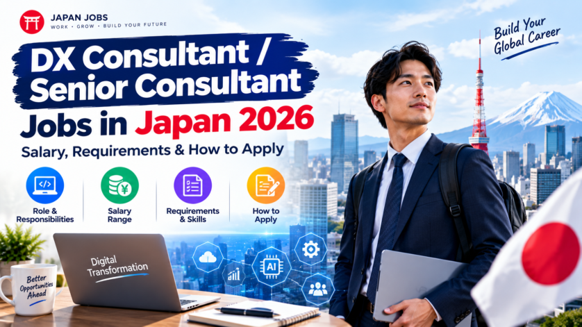 DX Consultant / Senior Consultant Jobs in Japan 2026: Salary, Requirements & How to Apply