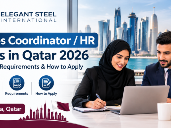 Sales Coordinator / HR Jobs in Qatar 2026: Salary, Requirements & How to Apply