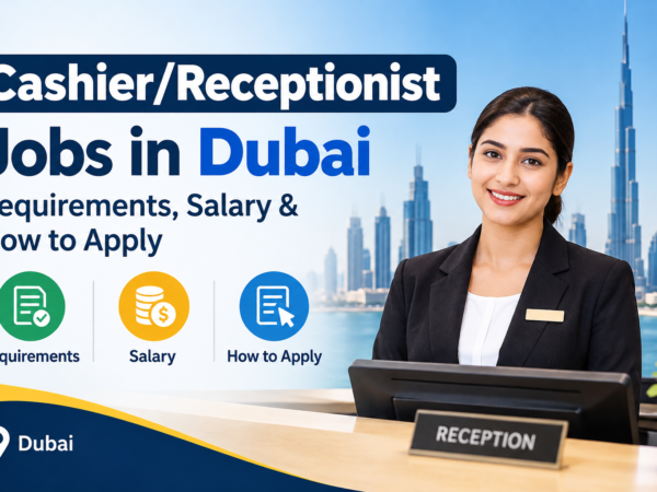 Cashier Receptionist Jobs in Dubai: Requirements, Salary & How to Apply