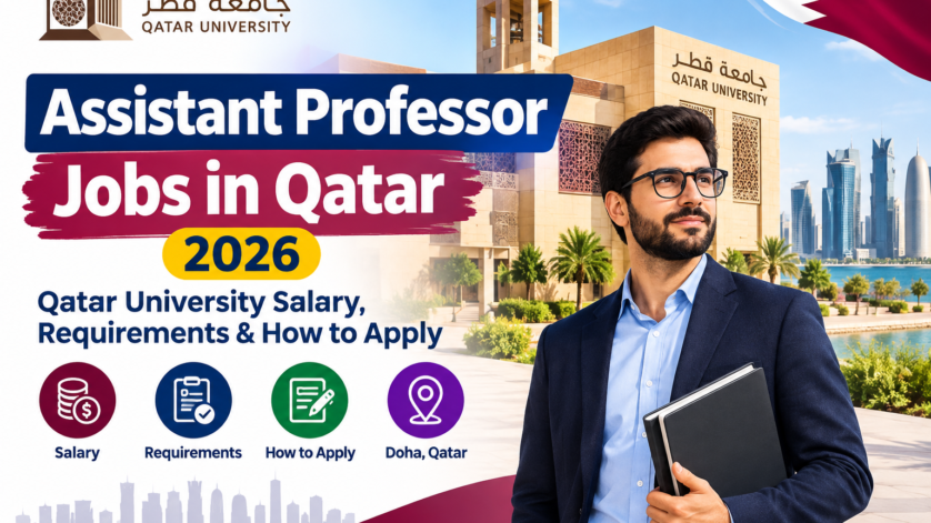 Assistant Professor Jobs in Qatar 2026: Qatar University Salary, Requirements & How to Apply