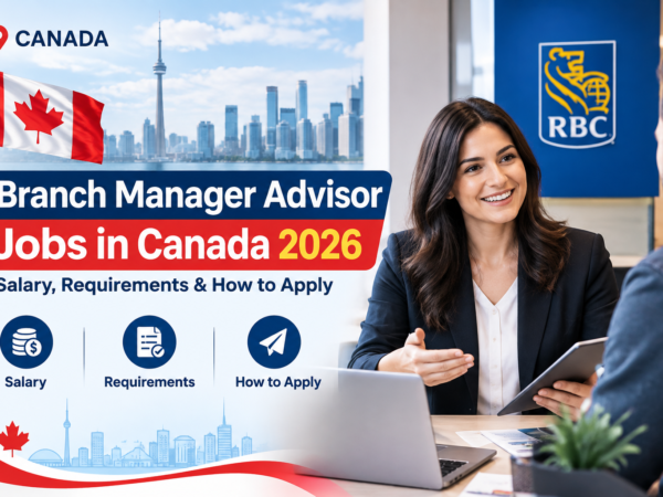 Branch Manager Advisor Jobs in Canada 2026: Salary, Requirements & How to Apply