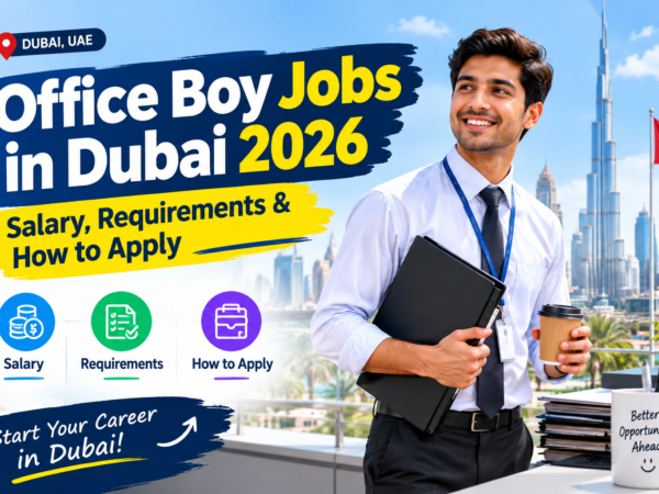 Office Boy Jobs in Dubai 2026: Salary, Requirements & How to Apply