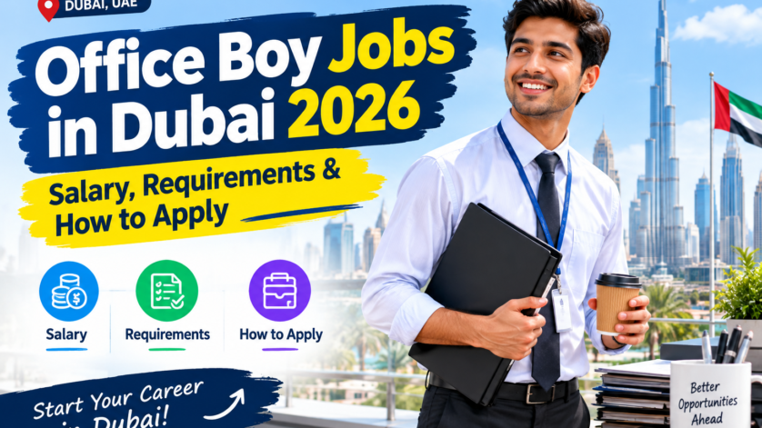 Office Boy Jobs in Dubai 2026: Salary, Requirements & How to Apply