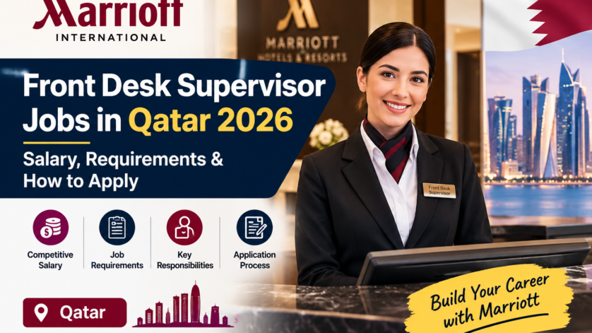 Front Desk Supervisor Jobs in Qatar 2026: Salary, Requirements & How to Apply