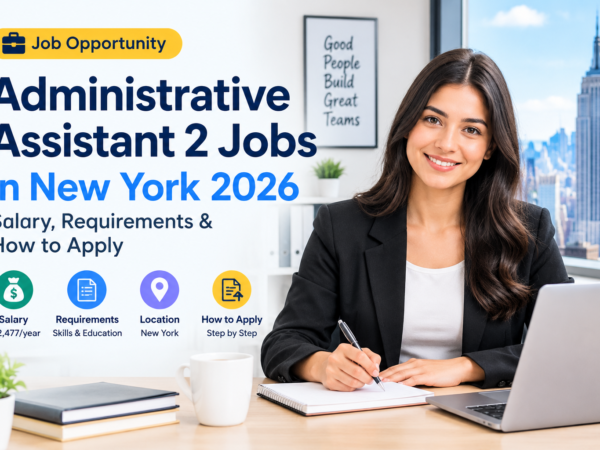 Administrative Assistant 2 Jobs in New York 2026: Salary, Requirements & How to Apply