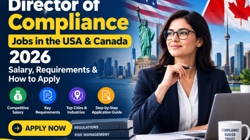 Director of Compliance Jobs in the USA & Canada 2026: Salary, Requirements & How to Apply