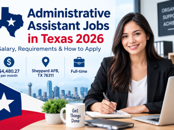 Administrative Assistant Jobs in Texas 2026: Salary, Requirements & How to Apply