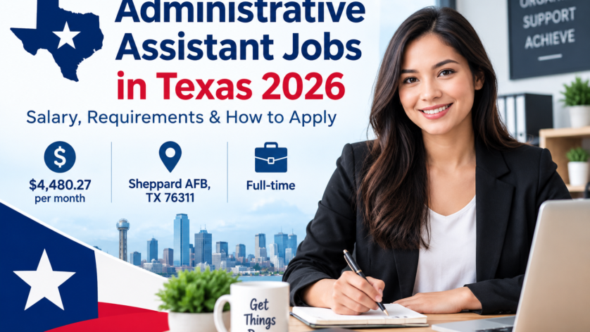 Administrative Assistant Jobs in Texas 2026: Salary, Requirements & How to Apply