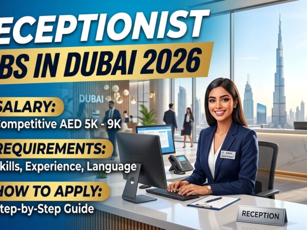 Receptionist Jobs in Dubai 2026: Salary, Requirements & How to Apply